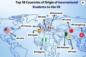 how many international students in UK